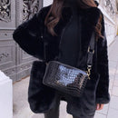 Amelia - Warmer Langärmelig Fake Pelz Jacke Mit Taschen