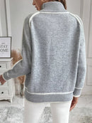 Fiona - Bequem Langärmelig Rollkragenpullover