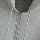 Mia - Überdimensionale Reißverschluss Kapuzenpulli Mit Taschen Lange Ärmel