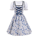 Sophia - Kurzärmelig Spitze Oktoberfest Kleid Mit Schürze
