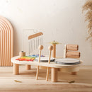 TunePlay – Musikalischer Spielzeugtisch für Kinder mit Trommeln Xylophon und Glocken