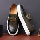 Eike - Bequeme Schuhe mit rutschfester Sohle Einzigartige Muster und Schnalle