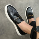 Eike - Bequeme Schuhe mit rutschfester Sohle Einzigartige Muster und Schnalle