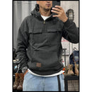 Carl - Langärmelig Kapuze Jacke Mit Taschen