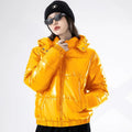 Hannah - Langärmelig Reißverschluss Kapuze Jacke Mit Taschen