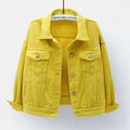Luisa - Moderne Langarmjacke mit Taschen und Knöpfen