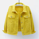 Luisa - Moderne Langarmjacke mit Taschen und Knöpfen