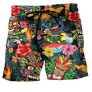 Werner – Modische bedruckte Badeshorts mit verstellbarem Kordelzug