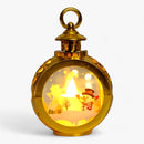 FrostGlow - Dekor Weihnachten Schneemann Lampe Mit LED Laterne Simuliert
