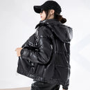 Hannah - Langärmelig Reißverschluss Kapuze Jacke Mit Taschen