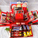 TreasureBox - Mehrschichtige Überraschungsexplosions Geschenkbox Entfalten Sie Ihre Erinnerungen mit Fotos und Notizen