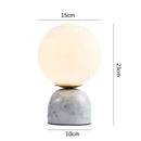 GlowNest – Moderne Tischlampe mit rundem Design und stabilem Sockel