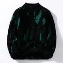 Axel - Warmer Langärmelig Rundhalsausschnitt Lose Strickpullover