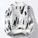 Axel - Warmer Langärmelig Rundhalsausschnitt Lose Strickpullover