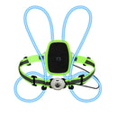 BrightRun - Hochsichtbare LED Sicherheitsweste mit einstellbaren Lichtfarben für nächtliche Läufe