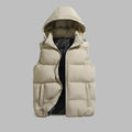 Henry - Warm wattierte Kapuzenjacke mit Reißverschluss und Taschen