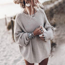 Nia - Warmer Rund Nacken Boho FrostFlow Pullover