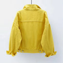 Luisa - Moderne Langarmjacke mit Taschen und Knöpfen