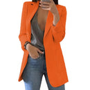 Emma - Lässige langärmelige Jacke mit Reverskragen und großen Taschen