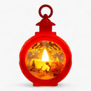 FrostGlow - Dekor Weihnachten Schneemann Lampe Mit LED Laterne Simuliert