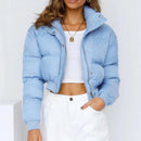 Carla - Bequeme Stehkragen Pufferjacke mit langen Ärmeln