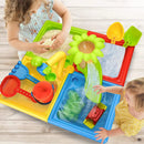 PlayCone - Sand und Wasserstrandspielzeug Satz für Kinder mit Schaufeln Kegeln
