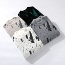 Axel - Warmer Langärmelig Rundhalsausschnitt Lose Strickpullover