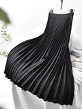 Emilia - Bequemer Rock mit hoher Taille und Faltenwurf