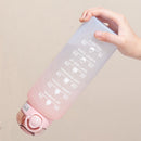 AquaGlide – Tragbare Sport Wasserflasche mit Strohhalm und Schnellöffnungsdesign