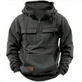 Carl - Langärmelig Kapuze Jacke Mit Taschen