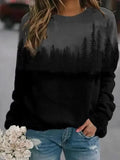 Marina – Pullover mit Einzigartig Print Rundhalsausschnitt und langen Ärmeln