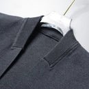 Bruno - Schlanke Passform Langärmelig Strickjacke Mit Taschen