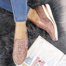 Daniela - Bequeme Schuhe mit Absätzen und weichem Fußbett