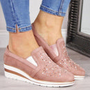 Daniela - Bequeme Schuhe mit Absätzen und weichem Fußbett