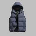 Henry - Warm wattierte Kapuzenjacke mit Reißverschluss und Taschen