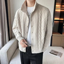 Lucas - Warmer Langärmelig Retromuster Pullover Mit Schaltflächen