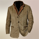 Claus - Langärmelig Vintage Jacke Mit Schaltflächen