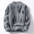 Axel - Warmer Langärmelig Rundhalsausschnitt Lose Strickpullover