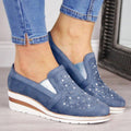 Daniela - Bequeme Schuhe mit Absätzen und weichem Fußbett