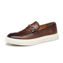 Eike - Bequeme Schuhe mit rutschfester Sohle Einzigartige Muster und Schnalle