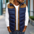Anton - Stylische wattierte Kapuzenjacke mit langen Ärmeln und Reißverschlusstaschen