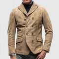 Anselm - Langärmelig Schlanke Passform Blazer Mit Schaltflächen