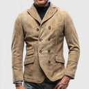 Anselm - Langärmelig Schlanke Passform Blazer Mit Schaltflächen