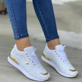 Laura - Bequeme rutschfeste Sneakers mit Herz Einzelheiten