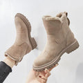 Amina – Warme Stiefeletten mit seitlichem Reißverschluss und rutschfester Sohle