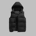 Henry - Warm wattierte Kapuzenjacke mit Reißverschluss und Taschen