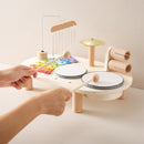 TunePlay – Musikalischer Spielzeugtisch für Kinder mit Trommeln Xylophon und Glocken
