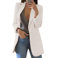 Emma - Lässige langärmelige Jacke mit Reverskragen und großen Taschen
