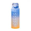 AquaGlide – Tragbare Sport Wasserflasche mit Strohhalm und Schnellöffnungsdesign
