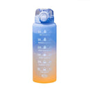 AquaGlide – Tragbare Sport Wasserflasche mit Strohhalm und Schnellöffnungsdesign